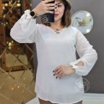 شومیز-یقه-ضربدری-آبی