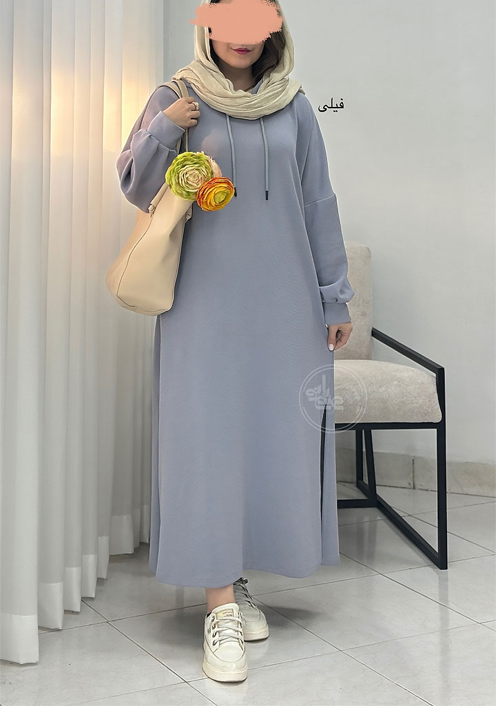 پیراهن-ماکسی-کلاه-دار-2-فیلی