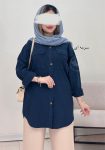 مانتو-لینن-سورن-دو-سرمه-ای