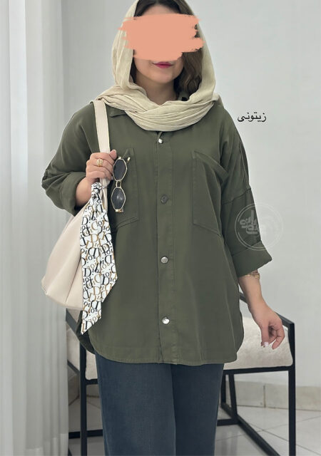 مانتو-کتان-مدادرنگی-دو-زیتونی