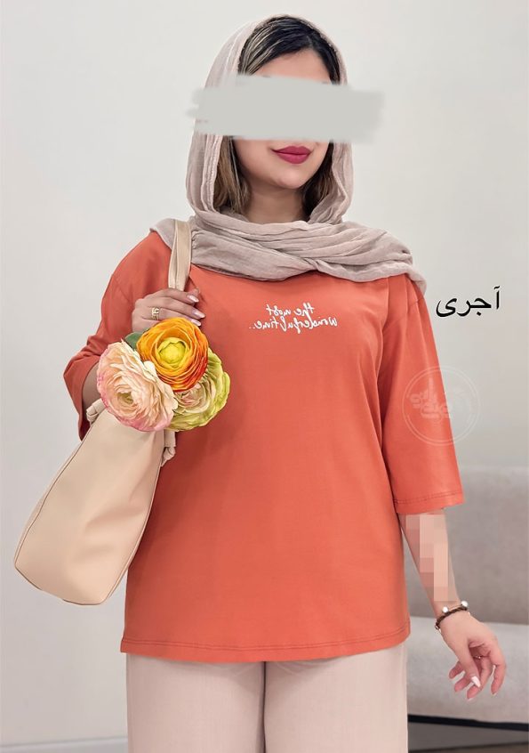 تیشرت-تکست-آجری