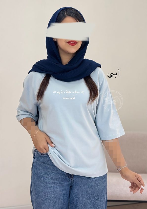 تیشرت-تکستA-آبی