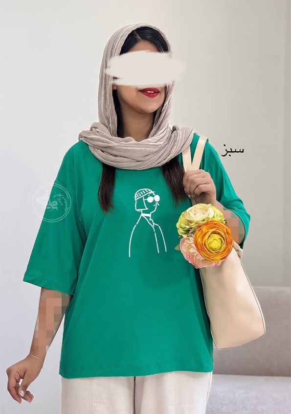 تیشرت-دختر-سبز