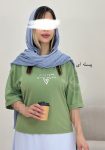 تیشرت-کراپ-قلب-صورتی