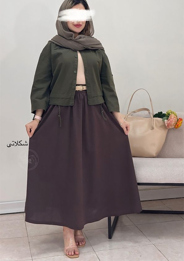 دامن-پاستیلی-شکلاتی