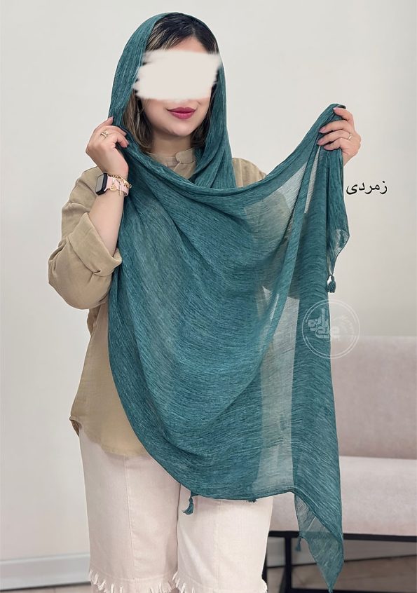 شال-کنفی-نیوشا-زمردی