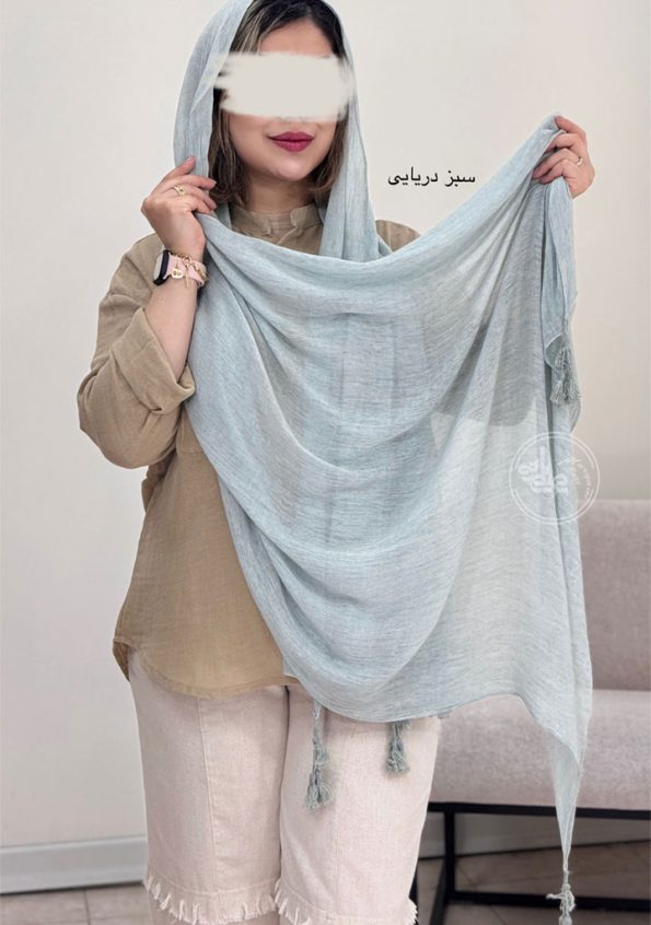 شال-کنفی-نیوشا-سبز-دریایی