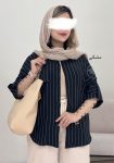 شومیز-دلارام-سرمه-ای