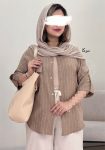 شومیز-دلارام-سرمه-ای