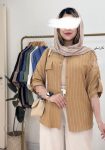 شومیز-دلارام-سرمه-ای
