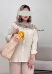شومیز-لینن-ساغر-موکا