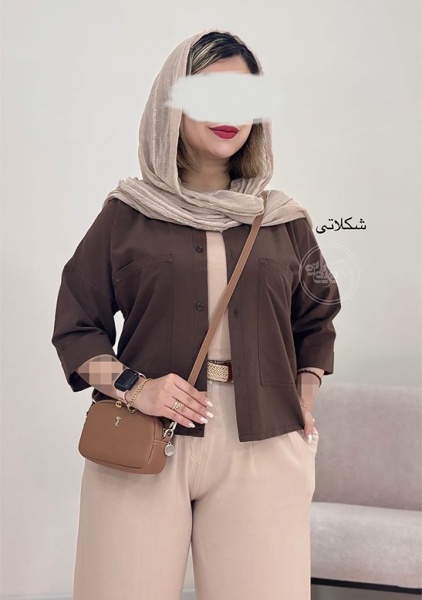 شومیز-نادیا-شکلاتی