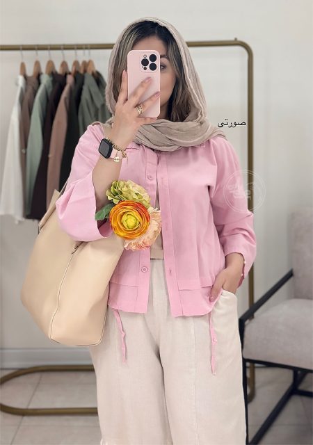 شومیز-نهال-صورتی
