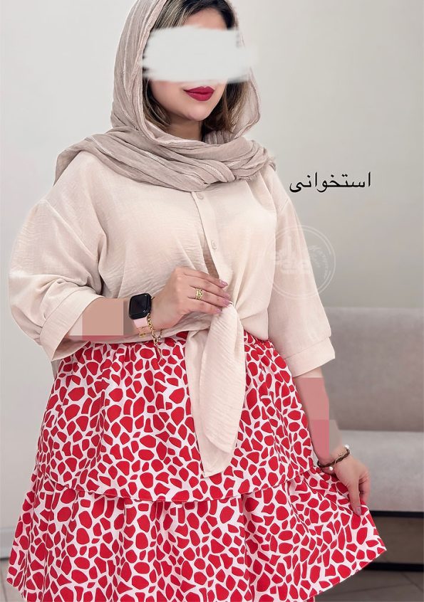 شومیز-گره-ای-استخوانی