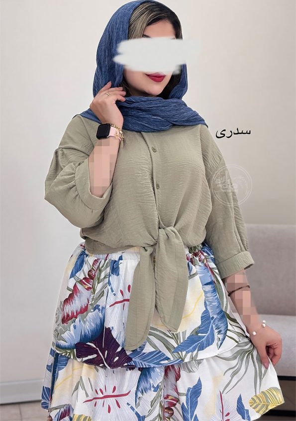 شومیز-گره-ای-سدری