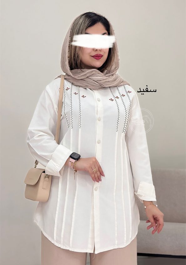 مانتو-گلدوزی-مهسا-سفید