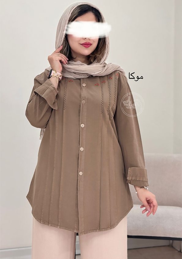 مانتو-گلدوزی-مهسا-موکا