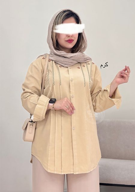 مانتو-گلدوزی-مهسا-کرم