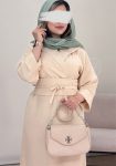 پیراهن-مانتویی-ساناز-موکا