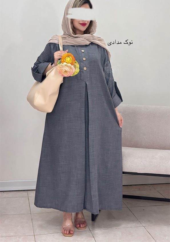 پیراهن-کفتان-مینو-مشکی