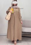 پیراهن-کفتان-مینو-شرابی-1
