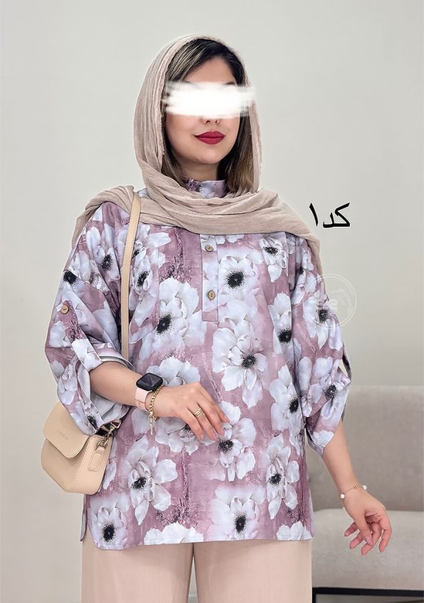 شومیز-مانتویی-توکا کد 1