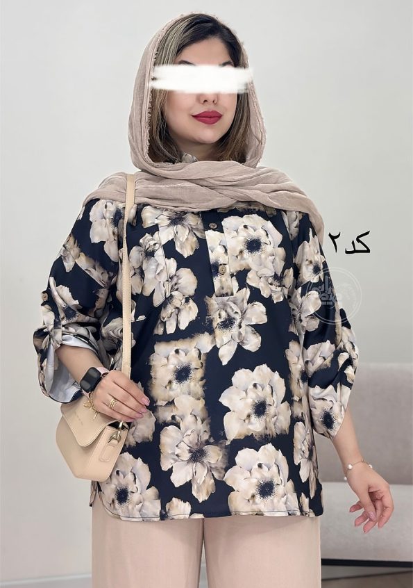 شومیز-مانتویی-توکا کد 2