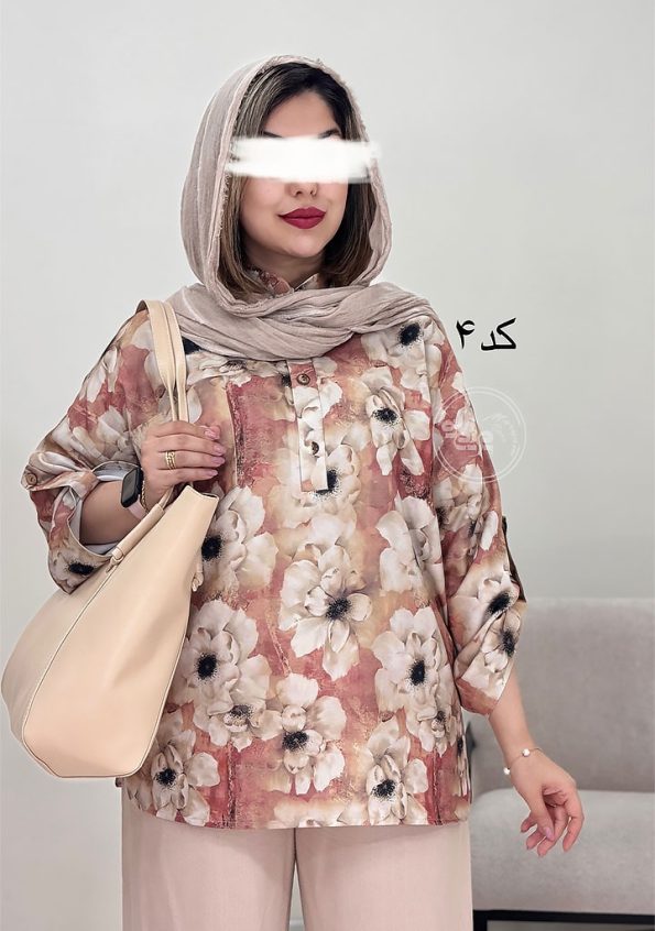 شومیز-مانتویی-توکا کد 4