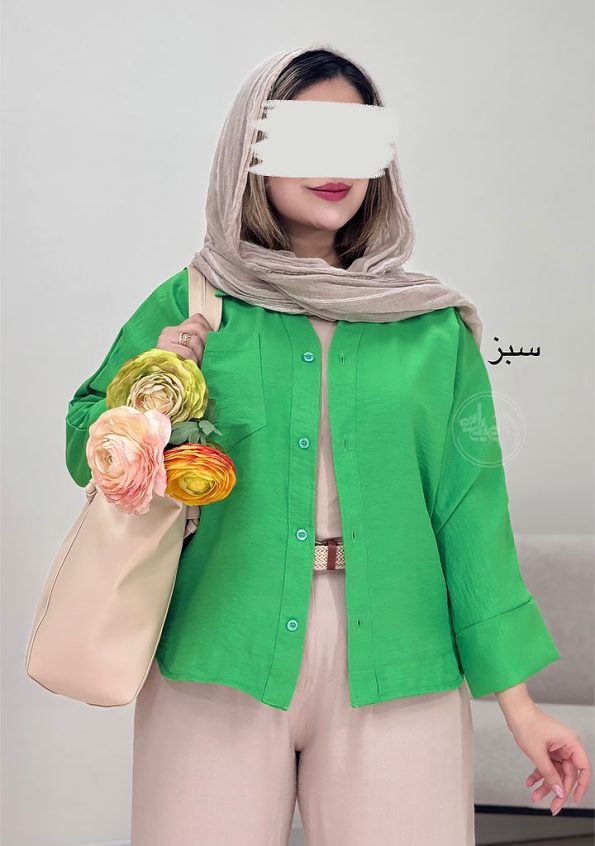 شومیز-باکسی-مانیا-سبز