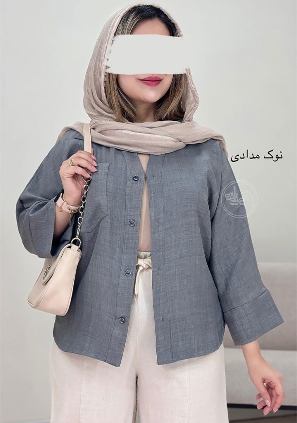 شومیز-باکسی-مانیا-نوک-مدادی