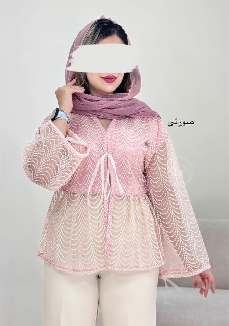 شومیز-عروسکی-ستاره-صورتی