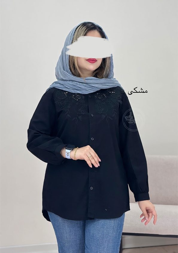 مانتو-لینن-سنا-مشکی