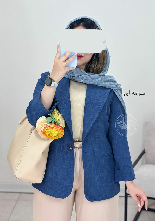 مانتو-کتی-نیکی-سرمه-ای