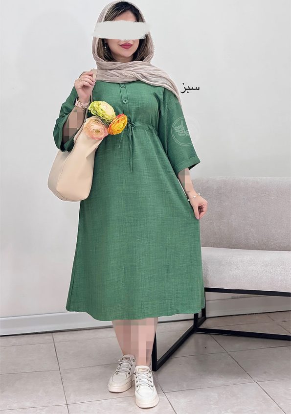 پیراهن-نیلوفر-سبز