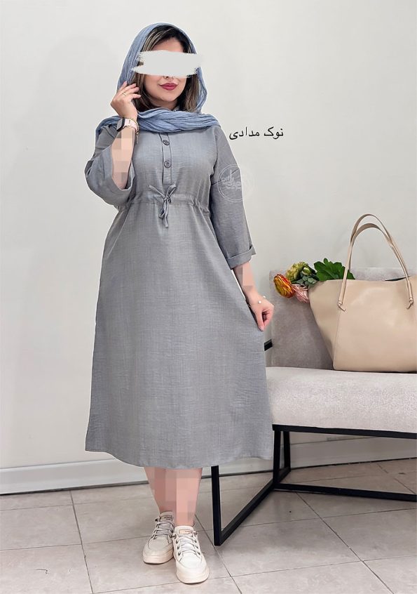 پیراهن-نیلوفر-نوک-مدادی