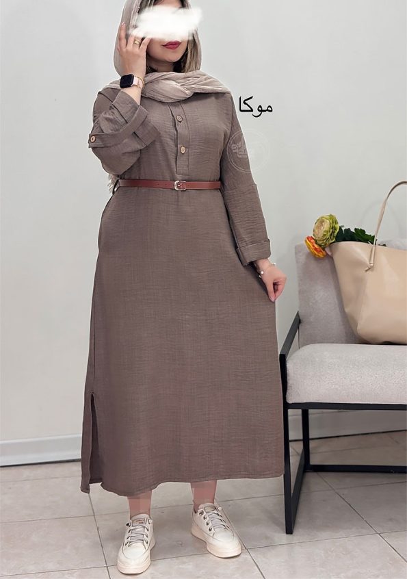 پیراهن-کفتان-دینا-موکا