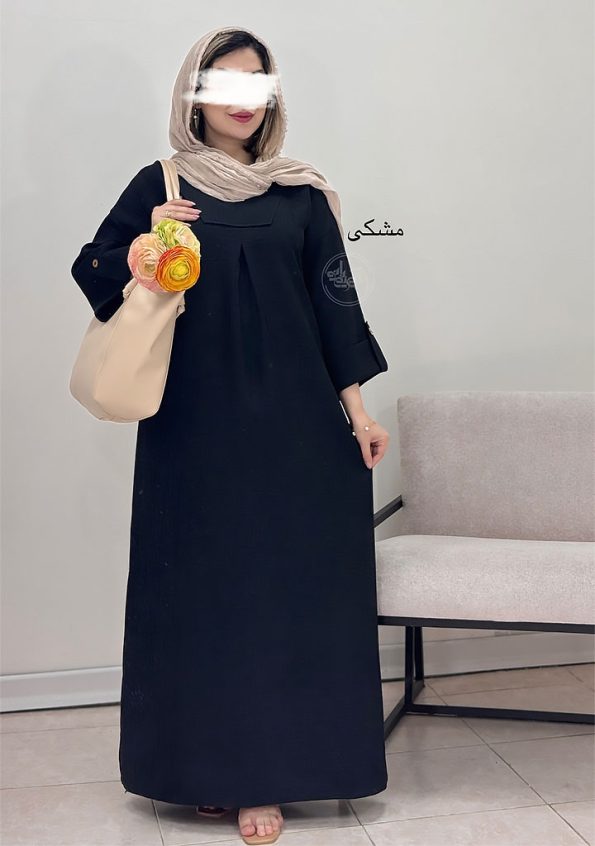 پیراهن-کفتان-نازلی-مشکی