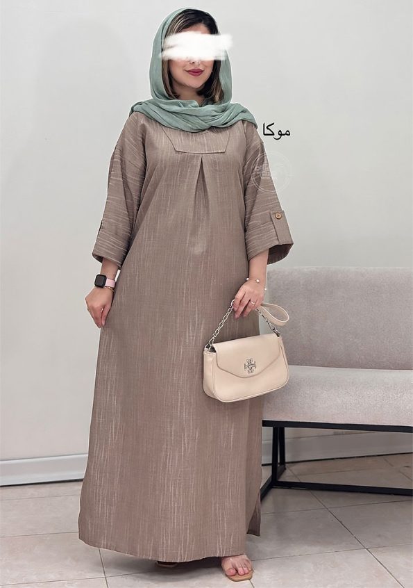 پیراهن-کفتان-نازلی-موکا