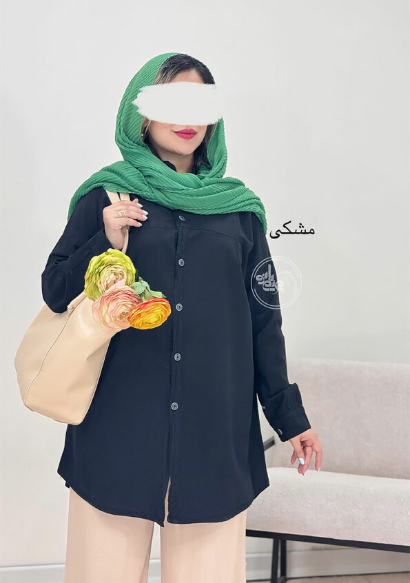 مانتو-لینن-سروناز-مشکی
