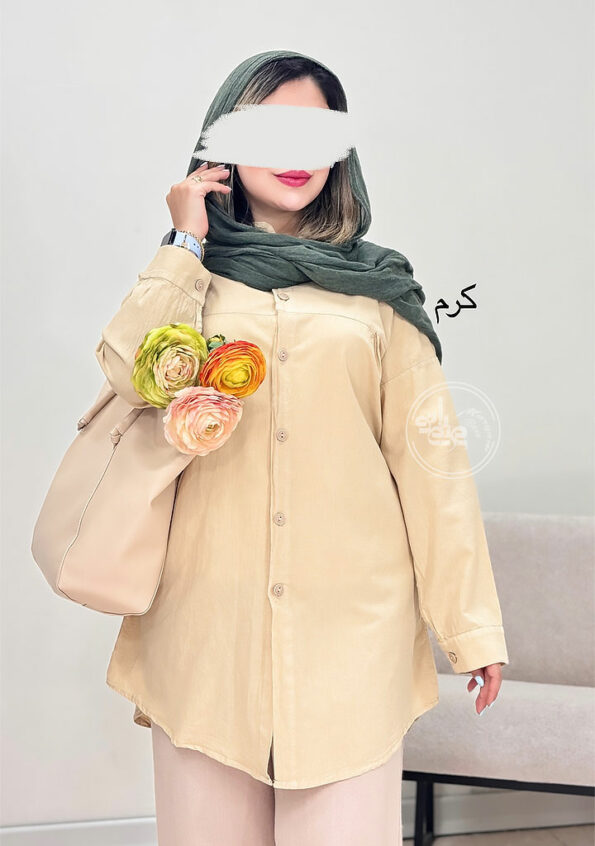 مانتو-لینن-سروناز-کرم