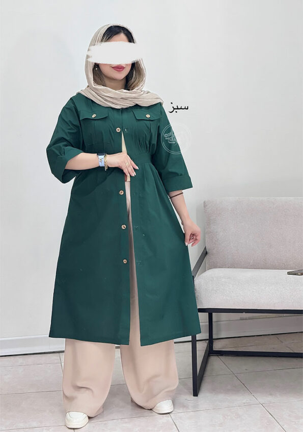 مانتو-لینن-سلدا-سبز