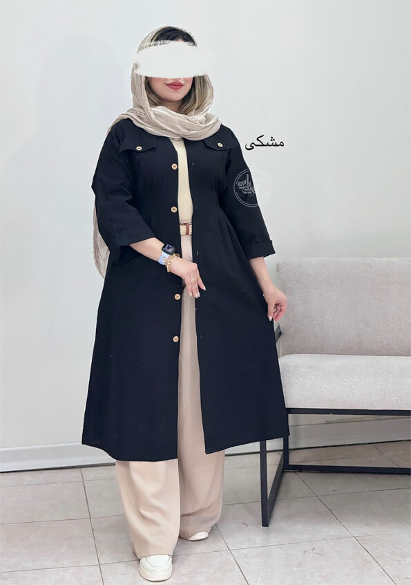 مانتو-لینن-سلدا-مشکی