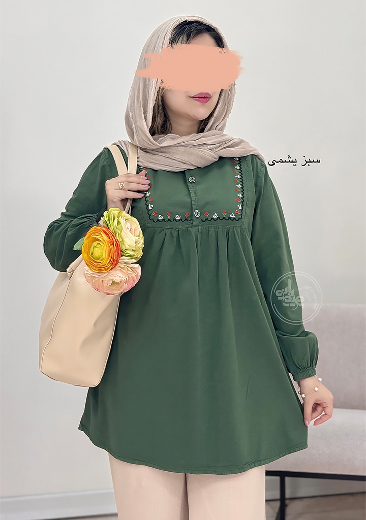 مانتو-گلدوزی-ماهلین-سه-سبز-یشمی مانتو-گلدوزی-ماهلین-سه-سبز-یشمی