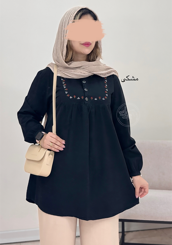 مانتو-گلدوزی-ماهلین-سه-مشکی مانتو-گلدوزی-ماهلین-سه-مشکی