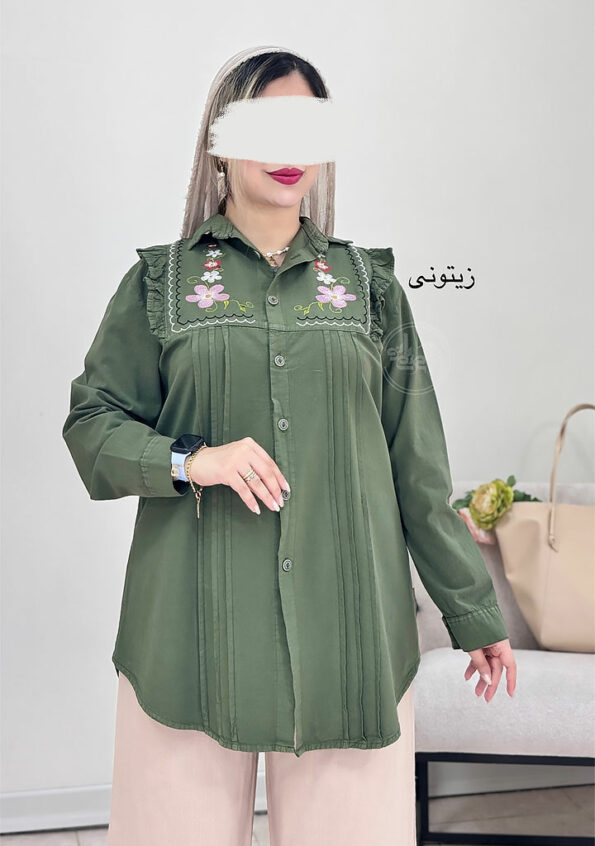 مانتو-گلدوزی-ندا-زیتونی