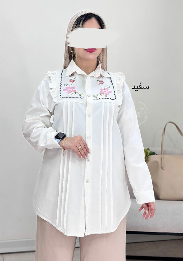 مانتو-گلدوزی-ندا-سفید
