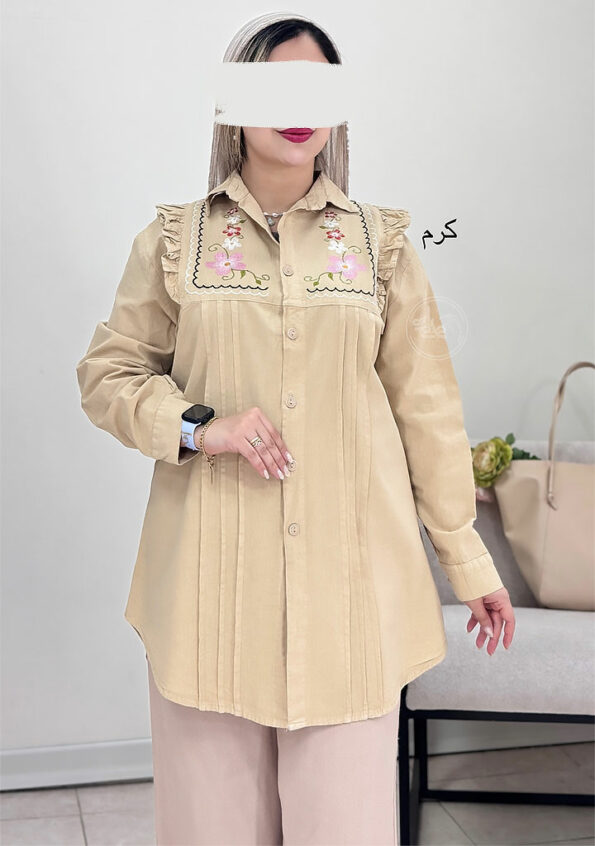 مانتو-گلدوزی-ندا-کرم