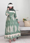 پیراهن-ماکسی-پر-سرمه-ای