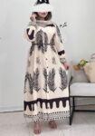 پیراهن-ماکسی-پر-سرمه-ای