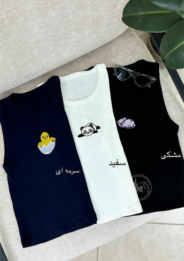 تاپ-گلدوزی-النا-مشکی
